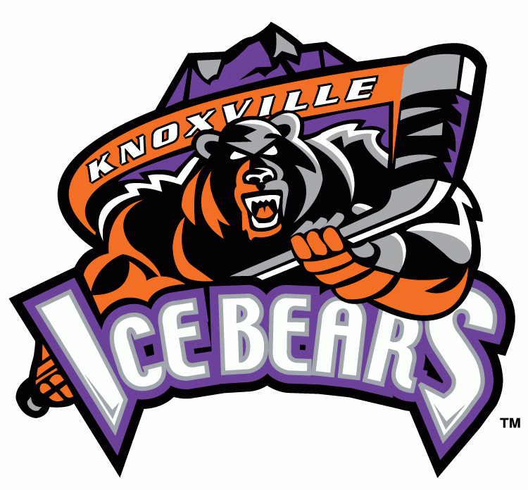 knoxville ice bears 2004-pres primary logo iron on heat transfer